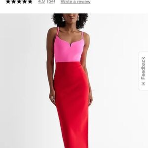 Viral Express Bodycon Pink Dress